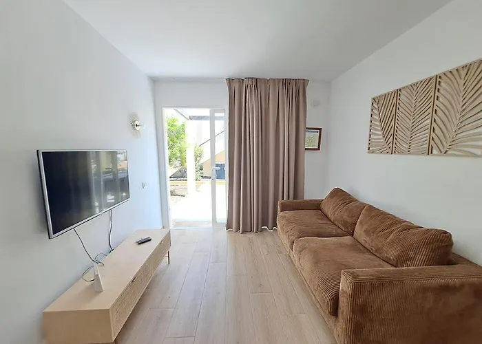 Alisios Con Terraza Y Piscina アパート *